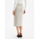 Skirt with a female section, minku, gray-beige color, size 42
