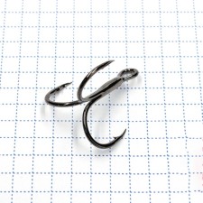 Hook KOI 6063. Size 2 int, BN color, tee, 10 pcs.