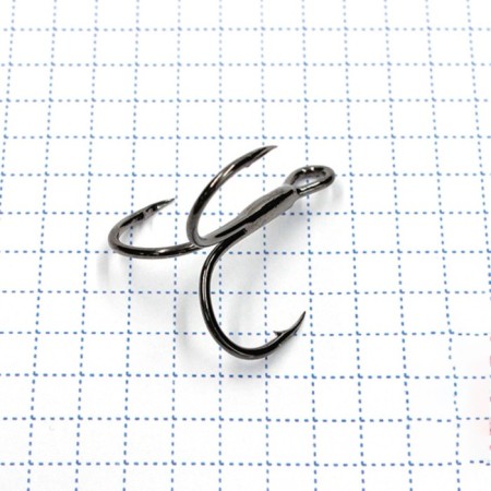 Hook KOI 6063. Size 2 int, BN color, tee, 10 pcs.