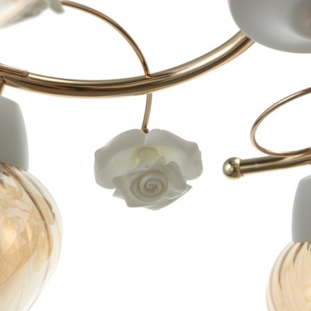 Molla chandelier 5he27 40W white-gold 56x56x25 cm Bayerlux-4