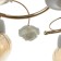 Molla chandelier 5he27 40W white-gold 56x56x25 cm Bayerlux
