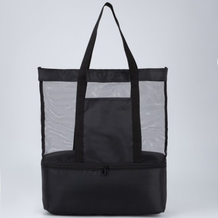 Bag - beach choper with thermo -karman, 42x37x15 cm, black-1