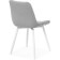 Stool on a chelsea metal -steamer spinning, metal/velor, white/gray 49x50x84 cm