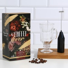 Gift set of a mug 200 ml, cabbage from coffee batteries