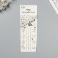 Sticker of rhinestones plastic tattoo on the body 