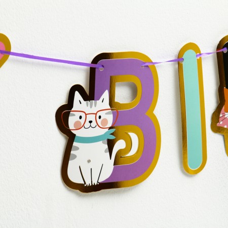 Гирлянда Happy birthday, длина 2 метра-2