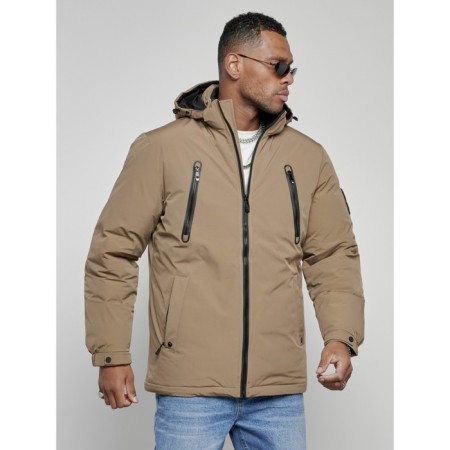 Sports male winter, size 58, beige color-6