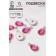 Suspension "drop" rifle 2.1 × 1.4 × 0.4 cm, (set 10 pcs.), Bright pink color in gold