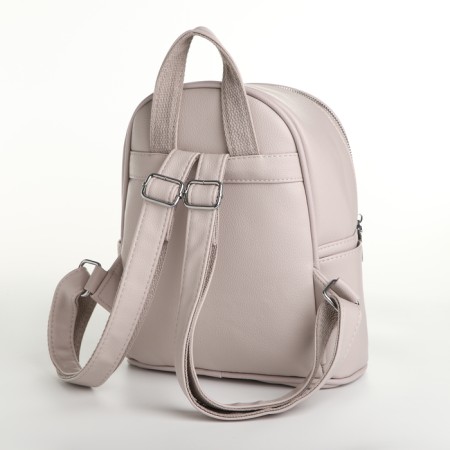 Women's backpack on lightning, beige color-2