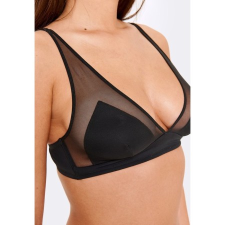 Women's natu bra, size s, black color-3