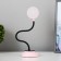 Table lamp "Ears" LED 3 modes 2W USB pink 6x12x37 cm Risalux
