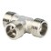 The STOUT SFT-0018-343434, 3/4 "x 3/4" x 3/4 ", external/external carving, nickel. Brass