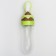 A bottle for feeding, silicone, with a spoon, from 5 months, 90 ml, green color