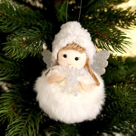 Doll "Snowflake", on the suspension, species mix-2