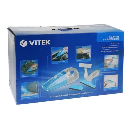 Vacuum cleaner Vitek VT-1811, 60 watts, 0.5 l, gray-2