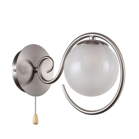 Bra Fabbio, 1x40W E14, Nickel color