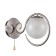 Bra Fabbio, 1x40W E14, Nickel color
