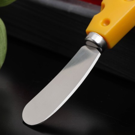 Cheese knife Chece Chece, 12.5 cm, yellow color-1