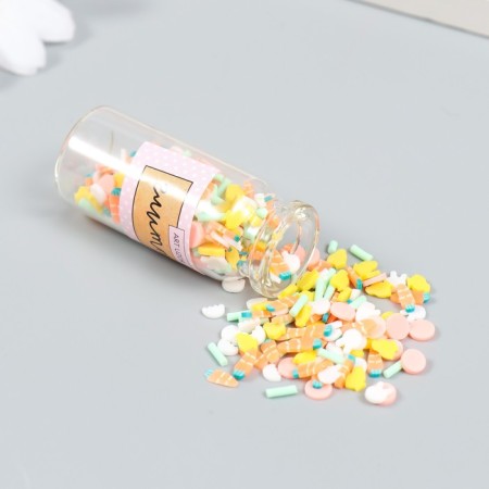 Decor for creativity plastic "Bunny garden" set 8 grams 5x2x2 cm-1