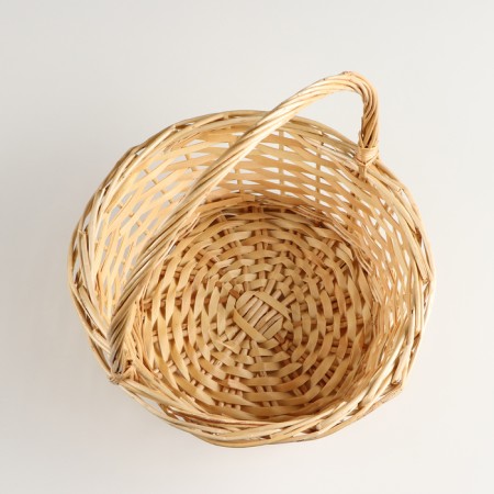Set of wicker baskets, d29xh13.5/32cm, d23xh12/27cm, 2 pcs, willow-4