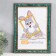 Photo frame plastic 21x30 cm malachite (785)