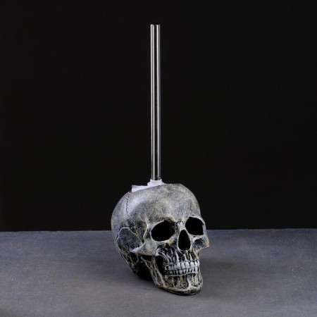 Skull stand "Skull" 16x15x22cm (Yershik n/steel)-4
