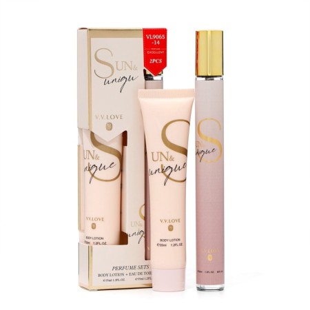 Perfume set female un & unique: toilet water, 35ml + body lotion, 35ml