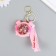 Trick Rubber "Ball Svinka" with bracelet and carbine, pink 4x6.5x5.5 cm