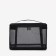 Cosmetic bag with lightning, black color
