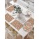 A set of napkins for setting the table "Nature drawings", rectangular, size 32x46 cm, 4 pcs