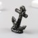 Figure for Florarium Polystone "Anchor with a chain" 4x1.5x5 cm