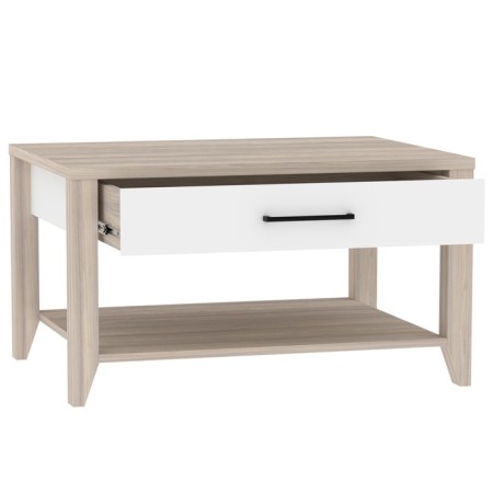 Journal table 16, 800 × 600 × 453 mm, white color / Blackwood satin-1