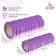A set of massage rollers 2 in 1 sangh, 33x13 cm and 30x9 cm, purple color
