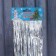 Rain holographic dl. 50 cm, width. 20 cm, silver