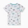 Children's T -shirt, gray/bears, height 92 cm