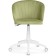 Computer chair Plastic Plastic/velor, white/green 59x60x78 cm