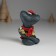 Polystone souvenir "Dark snake in a red hat and scarf with coins" MIX 6.2x4.7x9 cm