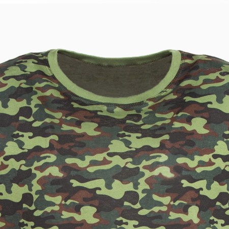 T -shirt male camouflage spots, khaki color, size 50-4