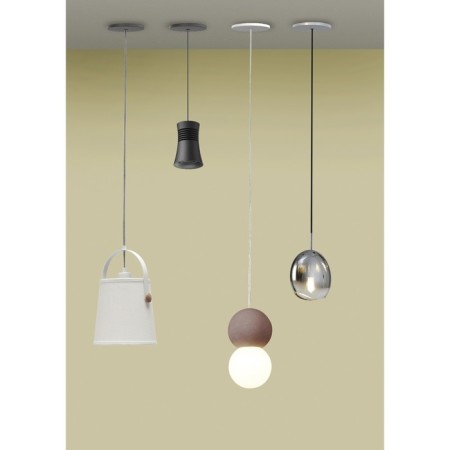 The base of the ceiling drowned Mantra Floron, 60 mm, the color is black-3