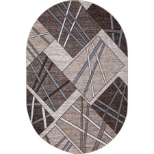 Oval carpet Merinos sierra, size 150x300 cm, color BEIGE-BROWN 2