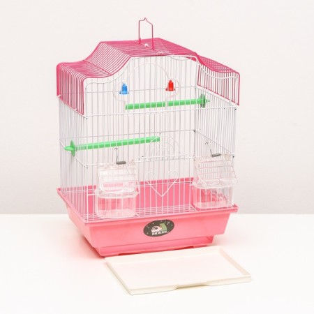 Poultry cell is equipped BD-1/4F, 30 x 23 x 39 cm, pink-6