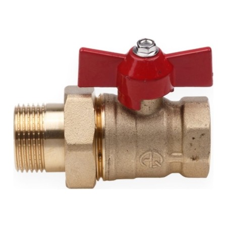 Ballic Aqualink, PN 50 tap, internal/outer thread 3/4, ", Direct, straight, butterfly-5