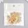Decor for creativity plastic "Crystal flower" set 30 pcs 1x1x0.5 cm