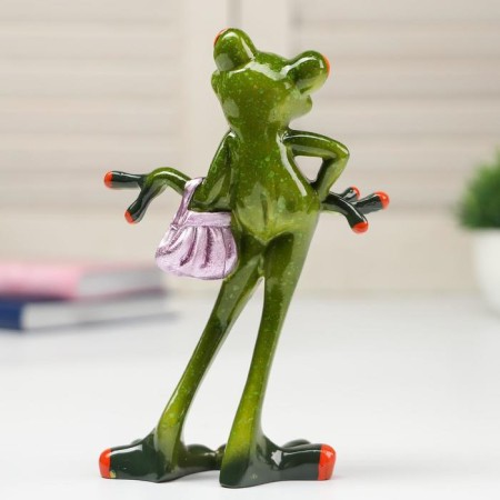 Souvenir Polystone varnish "Frog FIFA" 15x5.5x10 cm-3