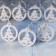 Garland “thread” 2 m with nozzles “Christmas tree”, ip20, transparent thread, 10 LED, warm white glow, AAH2