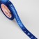 A satin ribbon “Dream fulfillment”, 15 mm, 23 ± 1 m, blue color No. 122