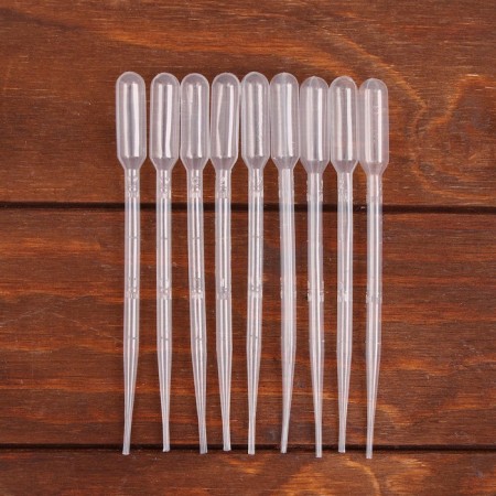A 2 ml pipette, for experiments and creativity, a set of 10 pcs.-1