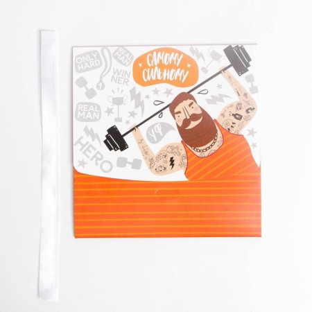 Gift folding box, packaging, “strongest”, 16.5 x 12.5 x 5 cm-4
