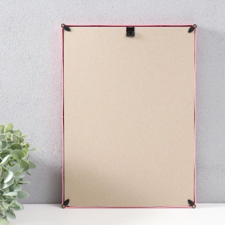Photo frame plastic 21x30 cm 3 series, pink (plastic screen)-3
