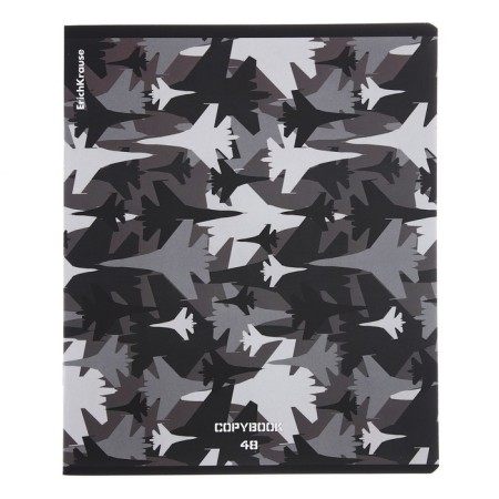 Notebook of 48 sheets in the Erichkrause "Erichkrause Military", matte lamination, an offset block 100%, mix-4